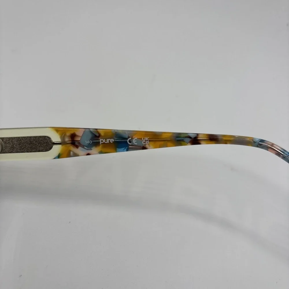 Pure P-7004 455 Brown Havana/Blue 50-20-140 Womens Eyeglasses Frames #311